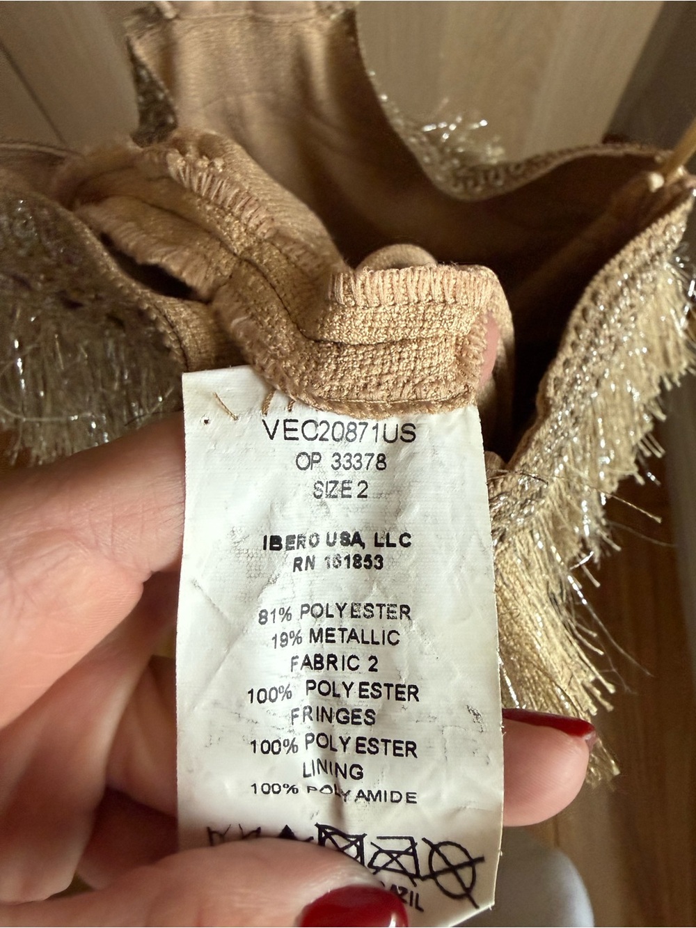 PatBO Taupe summer dress - Picture 6 of 8